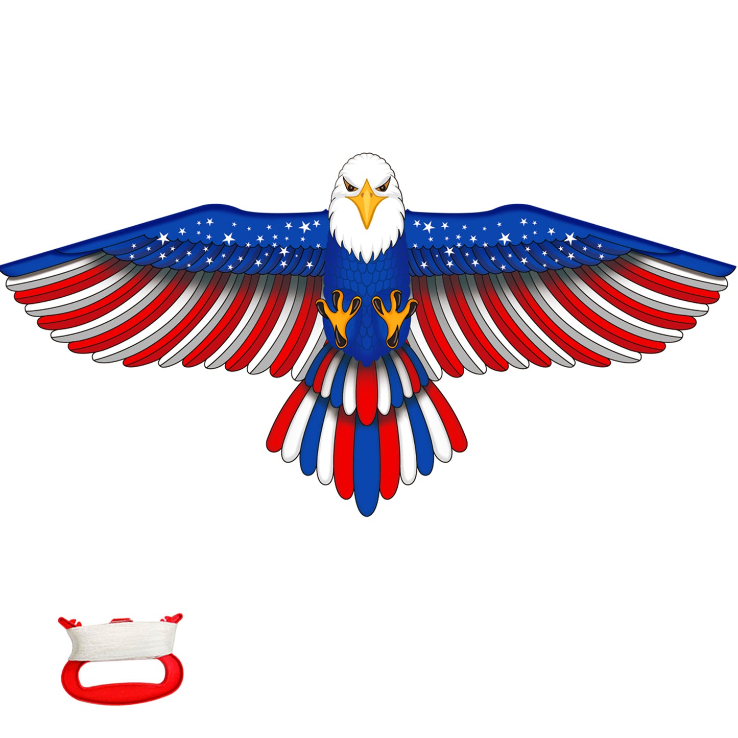 Eagle Kite for Kids and Adults, Easy to Fly, Exquisite Fabrics and Unique Structure Design, Excellent Outdoor Games and Activity Toys, Suitable for Beginners