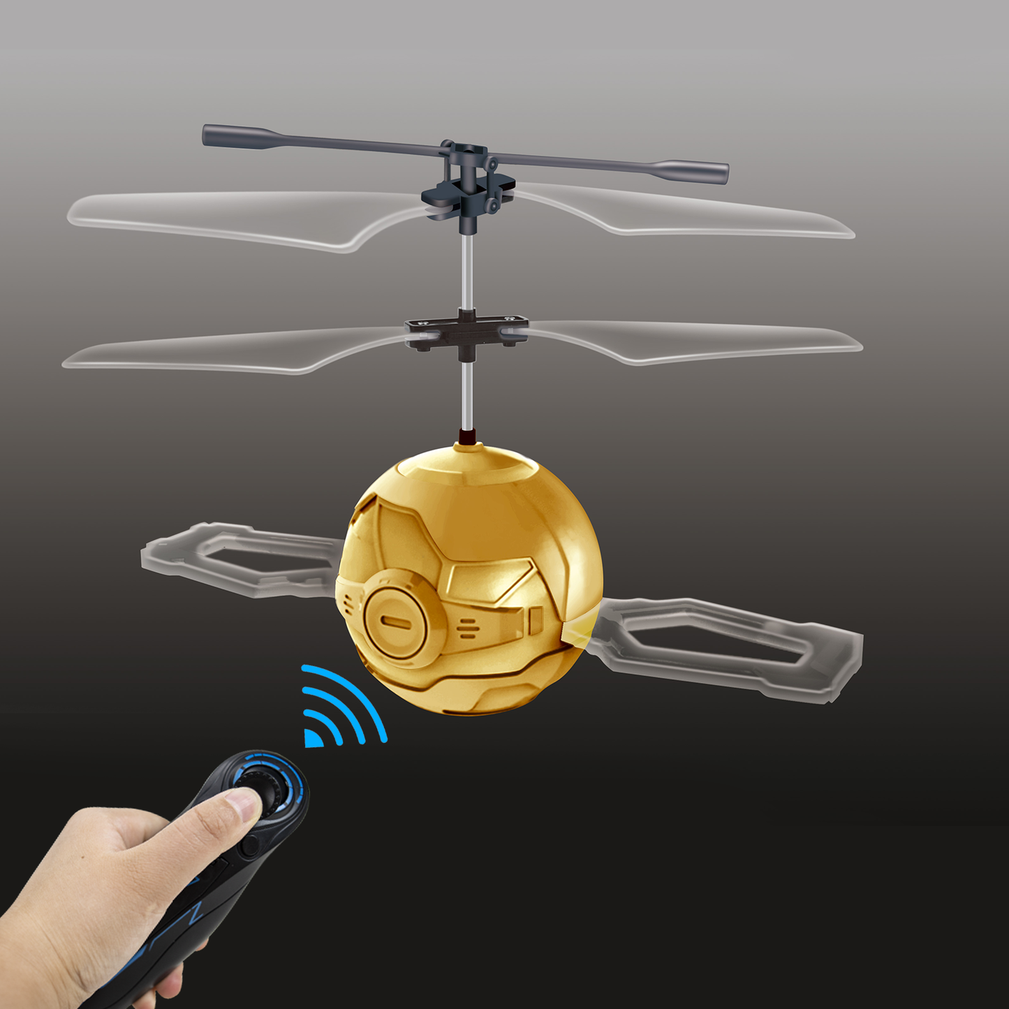 Flying Ball RC Toys,Built-in LED RC Robot Drone Remote Control Helicopter Indoor Outdoor Games Toys for Kids Boys Girls 6 7 8 9 10 Year Old Birthday