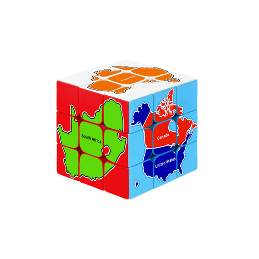 3x3 Speed Cube, Surface Magic Cube, Original Sticker Magic Cube, A Funny Puzzle Game and a Brain Teasers