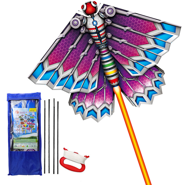 Kite for Kids Age 4-8 8-12, Large Kite for Boys Adults Easy to Fly & Assemble, Beach Kites with 328ft Kite String,Perfect for Beach Trip Park Family Activities Outdoor Games-Red Snake
