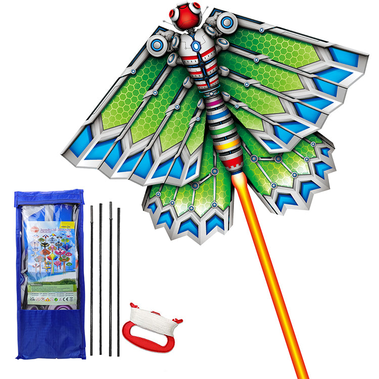 Kite for Kids Age 4-8 8-12, Large Kite for Boys Adults Easy to Fly & Assemble, Beach Kites with 328ft Kite String,Perfect for Beach Trip Park Family Activities Outdoor Games-Red Snake