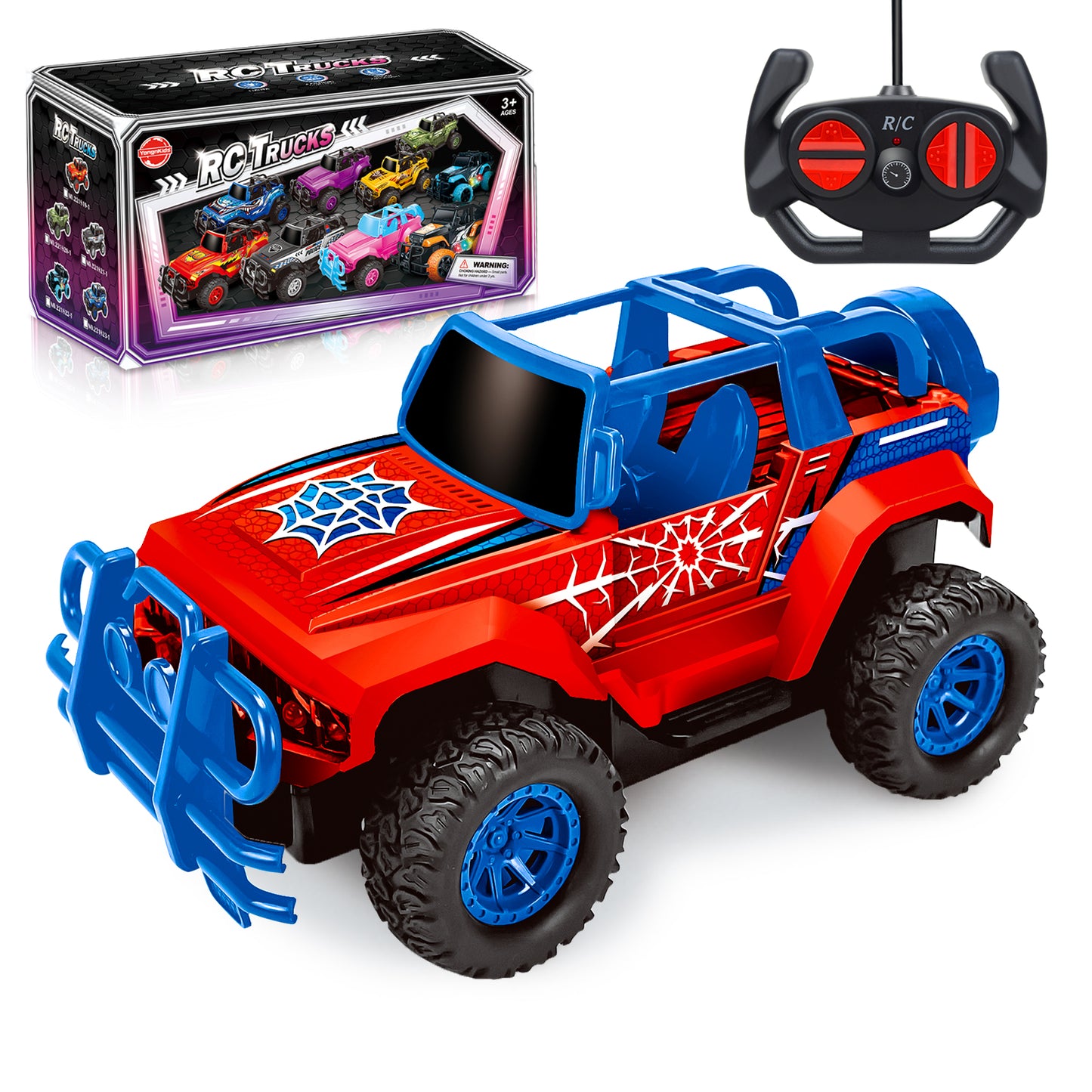 Remote Control Cars , 1:20 Scale Jeep RC Car, LED Light Off-Road Pink Radio Monster RC Trucks with Auto Mode, Storage Case Toys Car Gifts for Girls Kids 3 4 5 6 7 8