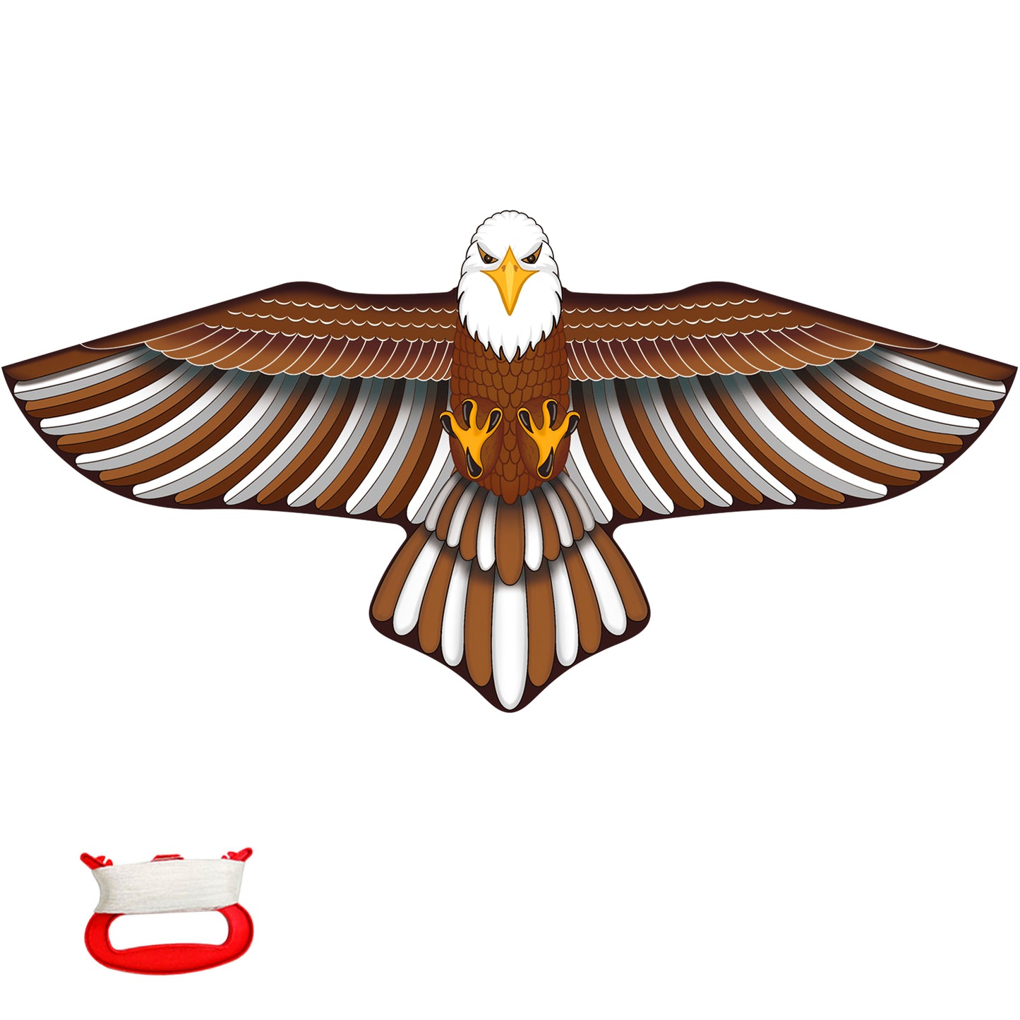 Eagle Kite for Kids and Adults, Easy to Fly, Exquisite Fabrics and Unique Structure Design, Excellent Outdoor Games and Activity Toys, Suitable for Beginners.