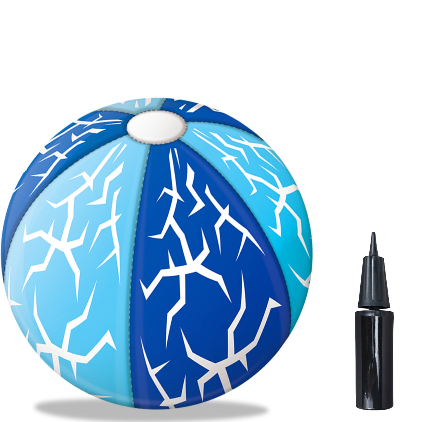 "Beach Ball- Big Inflatable Sports Ball Pool Toys Rainbow Beachball 26 inch, Outdoor Pool Balls for Kids and Adults Summer Water Toys Beach Pool Party Decorations 21"" After Inflated "