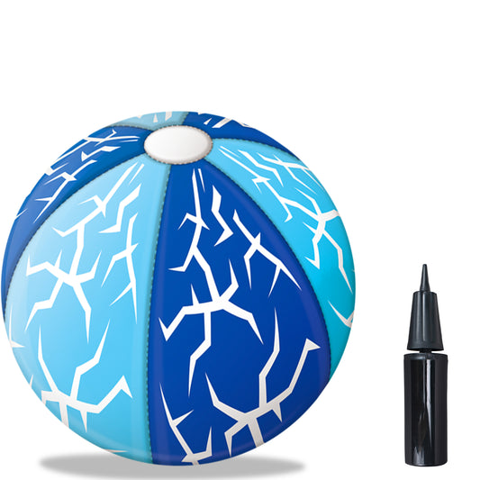 "Beach Ball- Big Inflatable Sports Ball Pool Toys Rainbow Beachball 26 inch, Outdoor Pool Balls for Kids and Adults Summer Water Toys Beach Pool Party Decorations 21"" After Inflated "