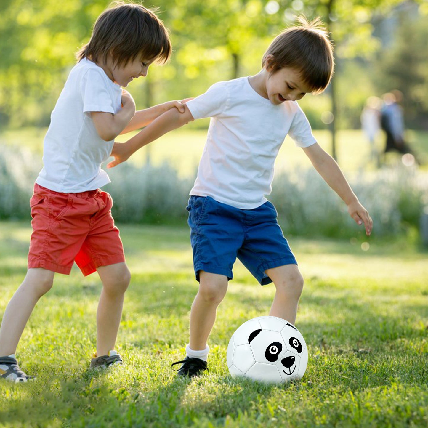 Soccer Ball, Size 3 Soccer Balls for Kids Ages 4-8,Toddlers Sport Games Outdoor Toys Ball for Boys Girls,Garden Backyard Playground Football Toys with Pump