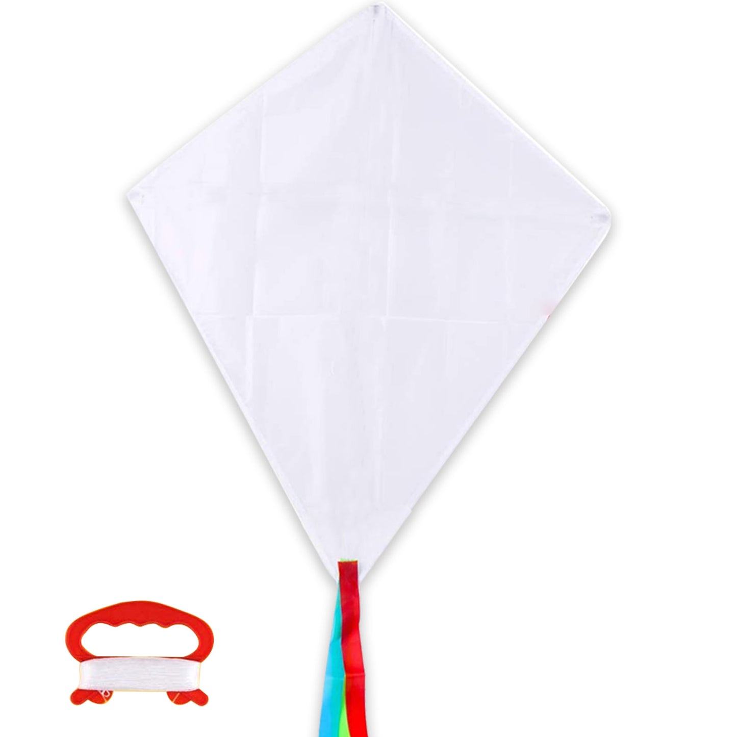 DIY Kite Kits for Kids&Adults Making Kit Bulk,Easy to Fly Large Kites with Long Tail,Kites for Kids Ages 4-8-12,Beach Kite for Outdoor Games and Activities