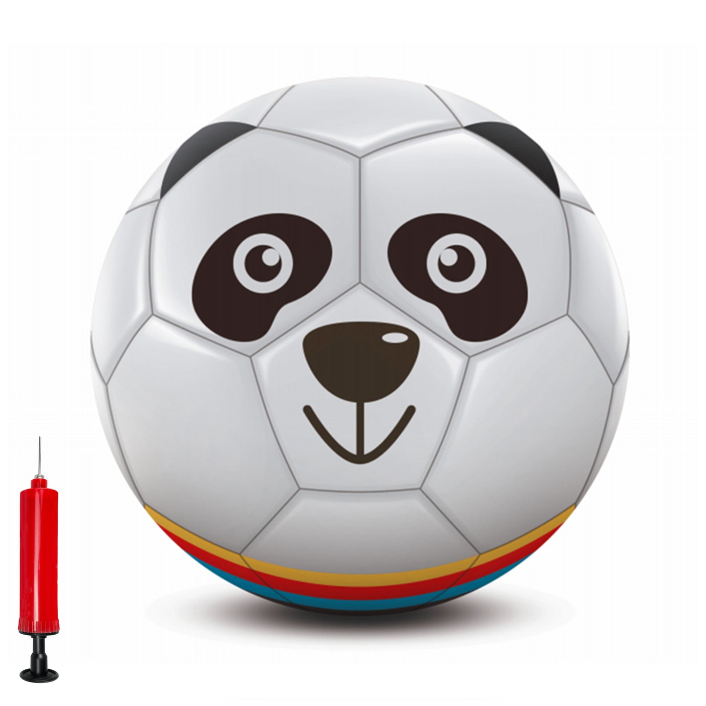 Soccer Ball, Size 3 Soccer Balls for Kids Ages 4-8,Toddlers Sport Games Outdoor Toys Ball for Boys Girls,Garden Backyard Playground Football Toys with Pump