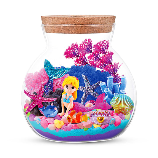 Make Your Own Mermaid Night Light, Mermaid Night Light Craft Kit, DIY Mermaid Gifts for Kids Arts and Crafts DIY Nightlight Project Novelty for Girls Age 3-12, Birthday Christmas Gifts for Kids