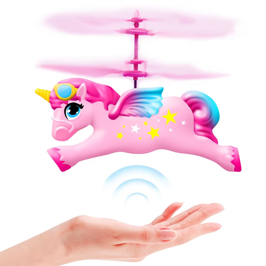 New Listing Hand Sensor Unicorn Kids Electric Radio Control Helicopter Toys