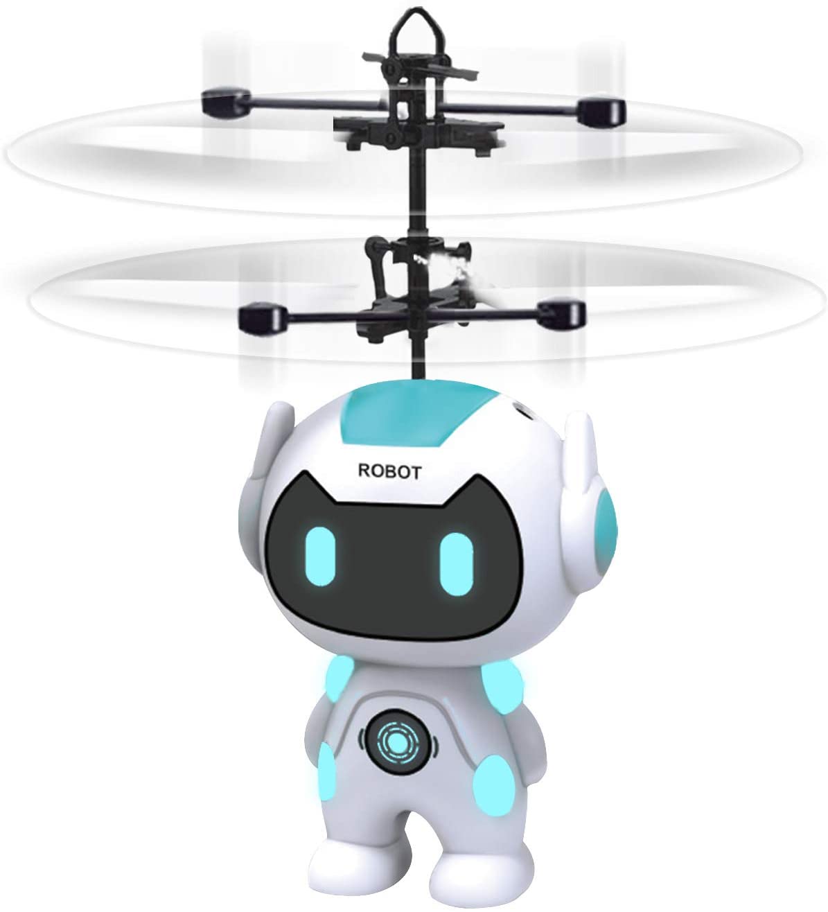 Flying Ball RC Toys,Built-in LED RC Robot Drone Remote Control Helicopter Indoor Outdoor Games Toys for Kids Boys Girls 6 7 8 9 10 Year Old Birthday