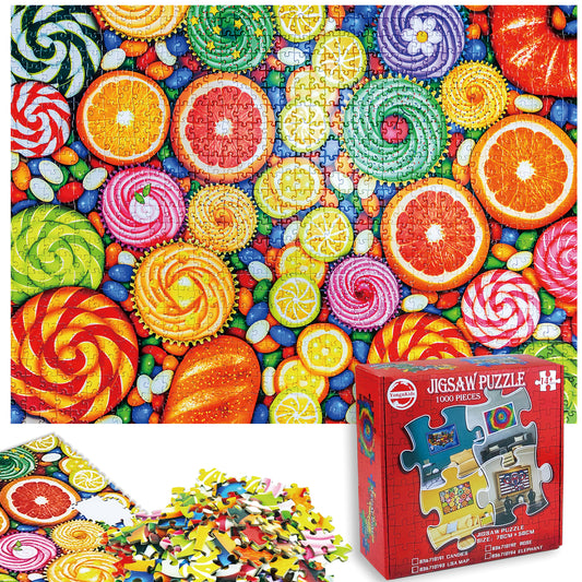 "Puzzles for Adults 1000 Piece, Jigsaw Puzzles 1000 Pieces for Adults Kids, Puzzle 1000 Pieces - Educational Toys & Challenging Family Activity Fun Games "