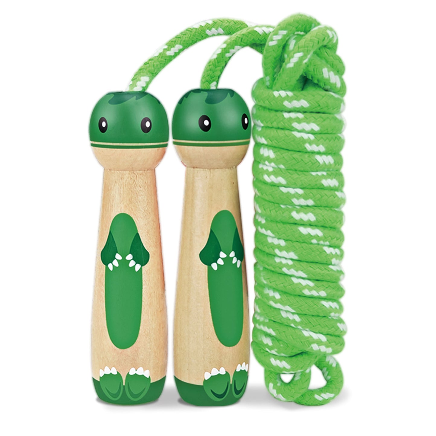 Jump Rope for Kids Women Adults - Adjustable Lenght Cotton Skipping Rope with wooden handle for Boys Girls Fitness, Keeping Fit,Training, Workout, Weight Loss