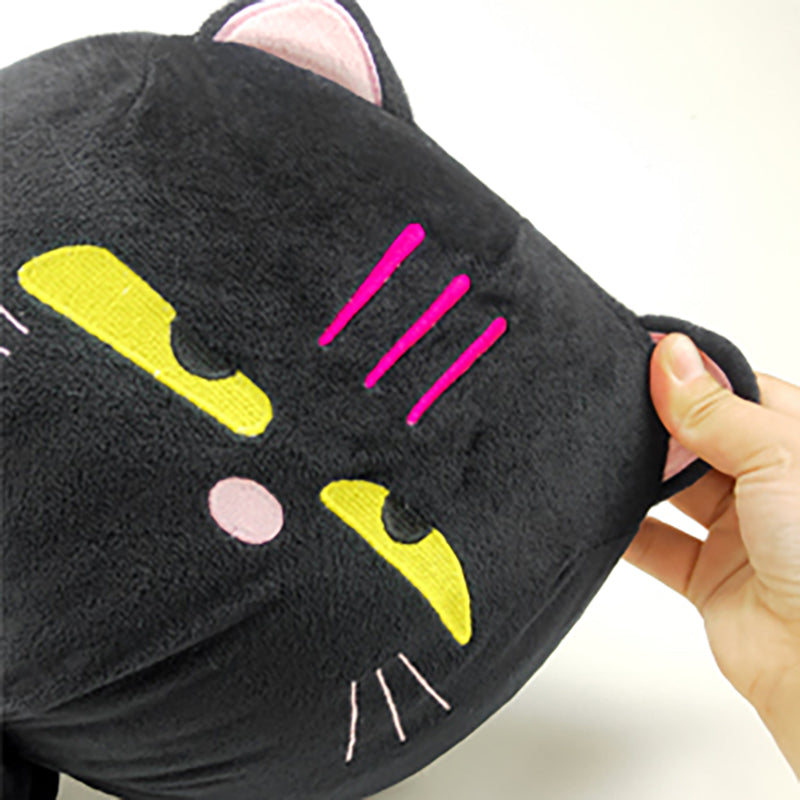 Stuffed Animal Plush Toys,Black Cat Plush Toy Doll,Soft Sleeping Stuffed Animal Toys for Girls Boys Kids Toddlers Baby Birthday Valentines Gift