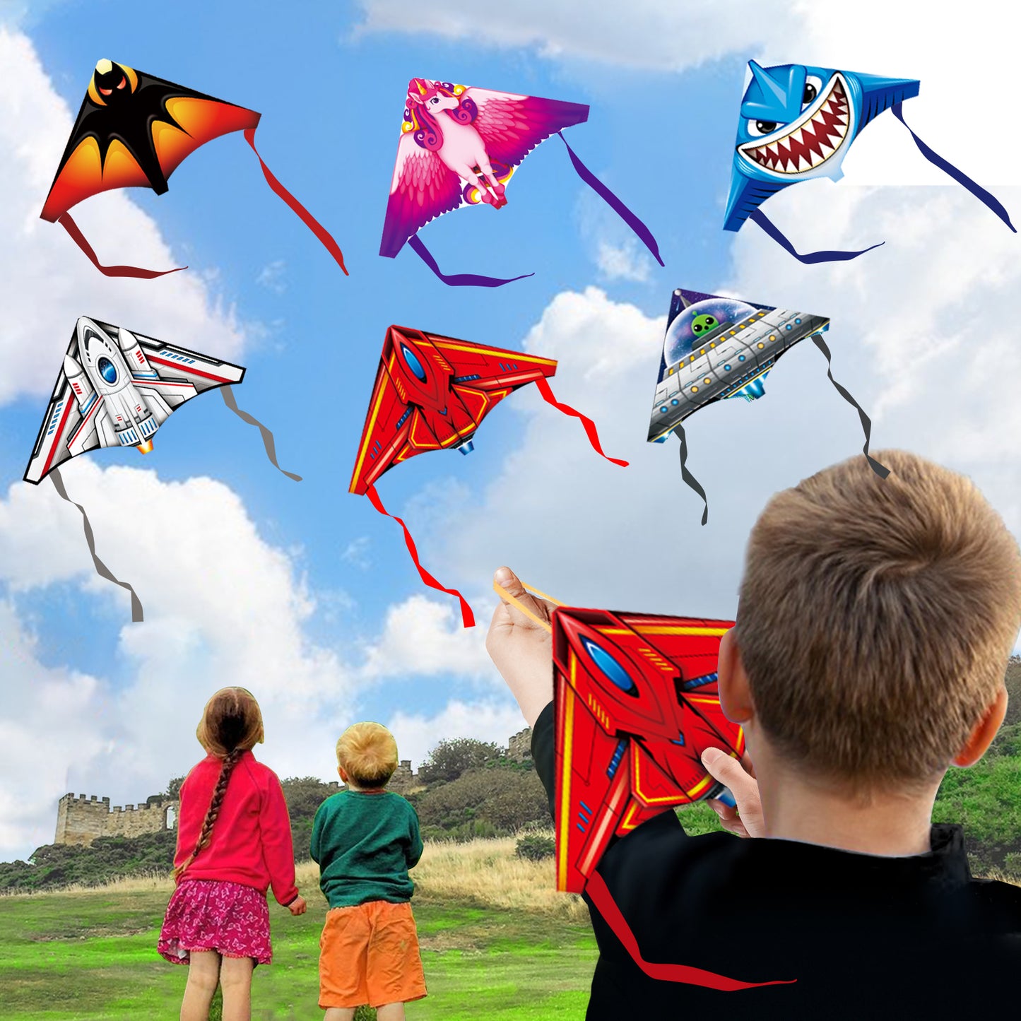 mini finger launcher kites for kids adults, easy to fly and assemble, great gift for beach travel yard outdoor activity games