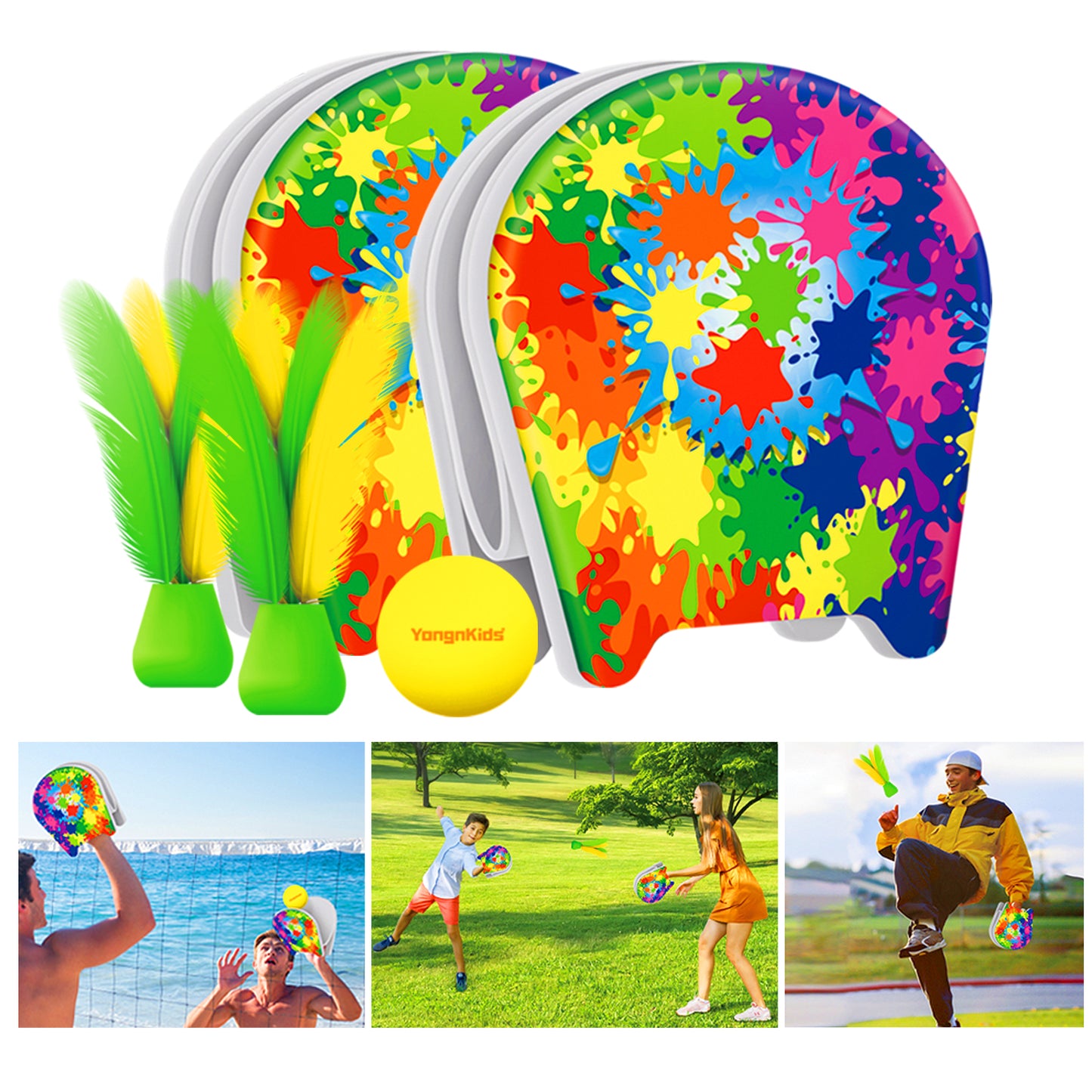 Children's fantasy sports racket Eco-friendly sponge waterproof lightweight software interactive EVA foam racket
