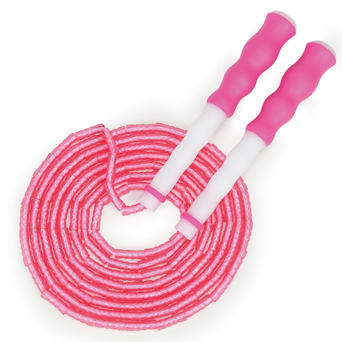 Jump Rope for Kids Women Adults - Adjustable Lenght Colorful Soft Beaded Skipping Rope for Boys Girls Fitness, Keeping Fit,Training, Workout, Weight Loss