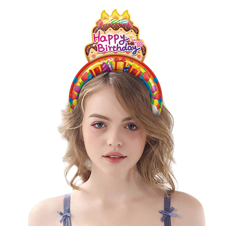 Inflatable Headbands Inflatable Wrist Balloon Cartoon Hand Wearing Balloons Hair Hoop with Pump for Party Favors Birthday Carnival Decorations