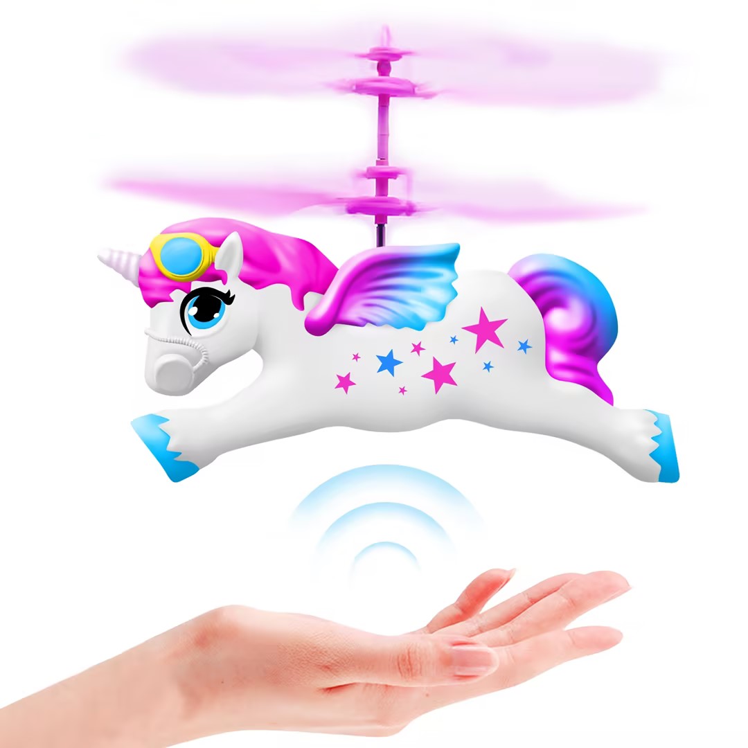 New Listing Hand Sensor Unicorn Kids Electric Radio Control Helicopter Toys