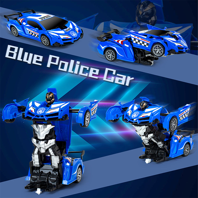 Remote Control Car Transform Car Robot Toy for Kids,1:18 Scale High Speed RC Cars Racing Car with 360°Rotating for Boys 3 4 5 6 7 8 9 Years Old Birthday-Blue