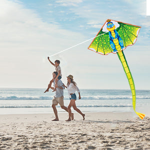 Kite for Kids Age 4-8 8-12, Large Kite for Boys Adults Easy to Fly & Assemble, Beach Kites with 328ft Kite String,Perfect for Beach Trip Park Family Activities Outdoor Games-Flag
