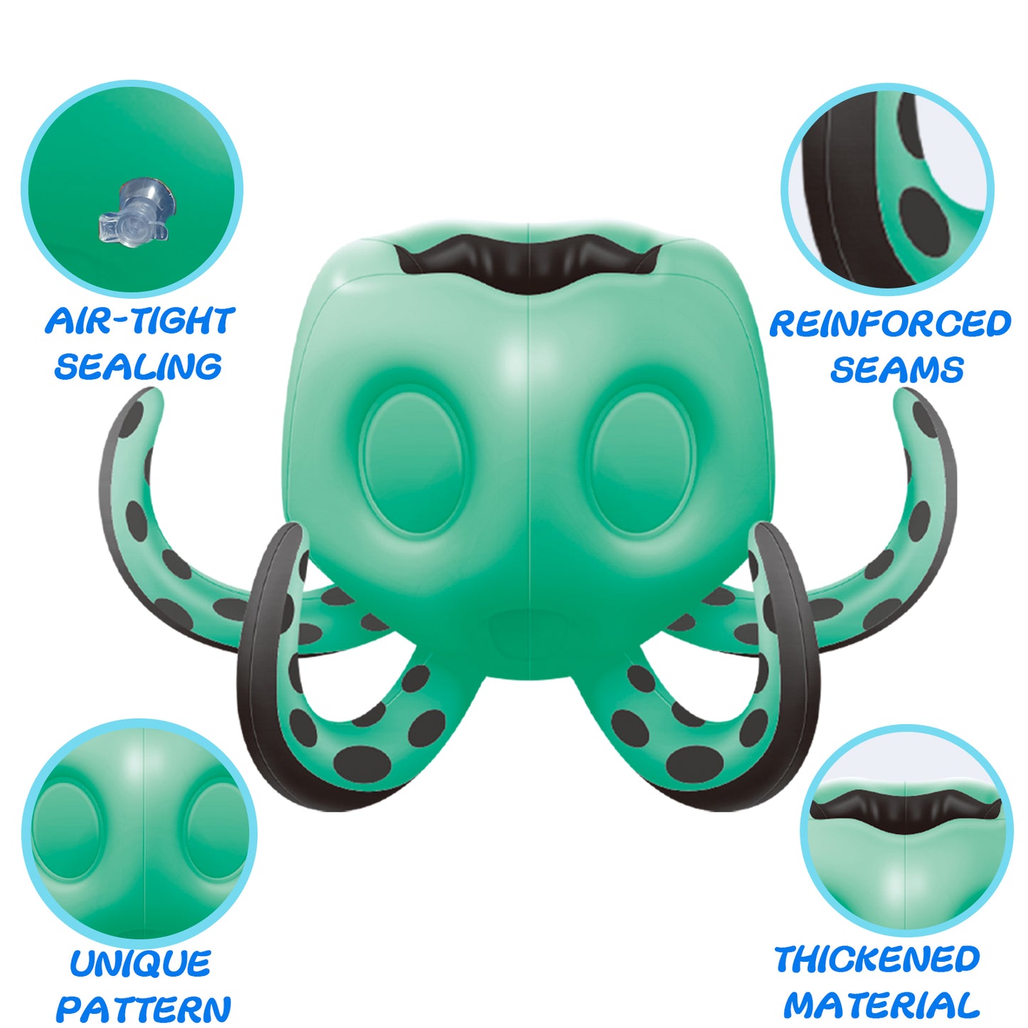 Octopus Pool Toys, Inflatable Basketball Hoop| Ring Toss Game for Indoor Outdoor Play, Cool Summer Toys for Ages 3 4 5 6 7 8 Year Old Boys Girls Adults Family Party Gift