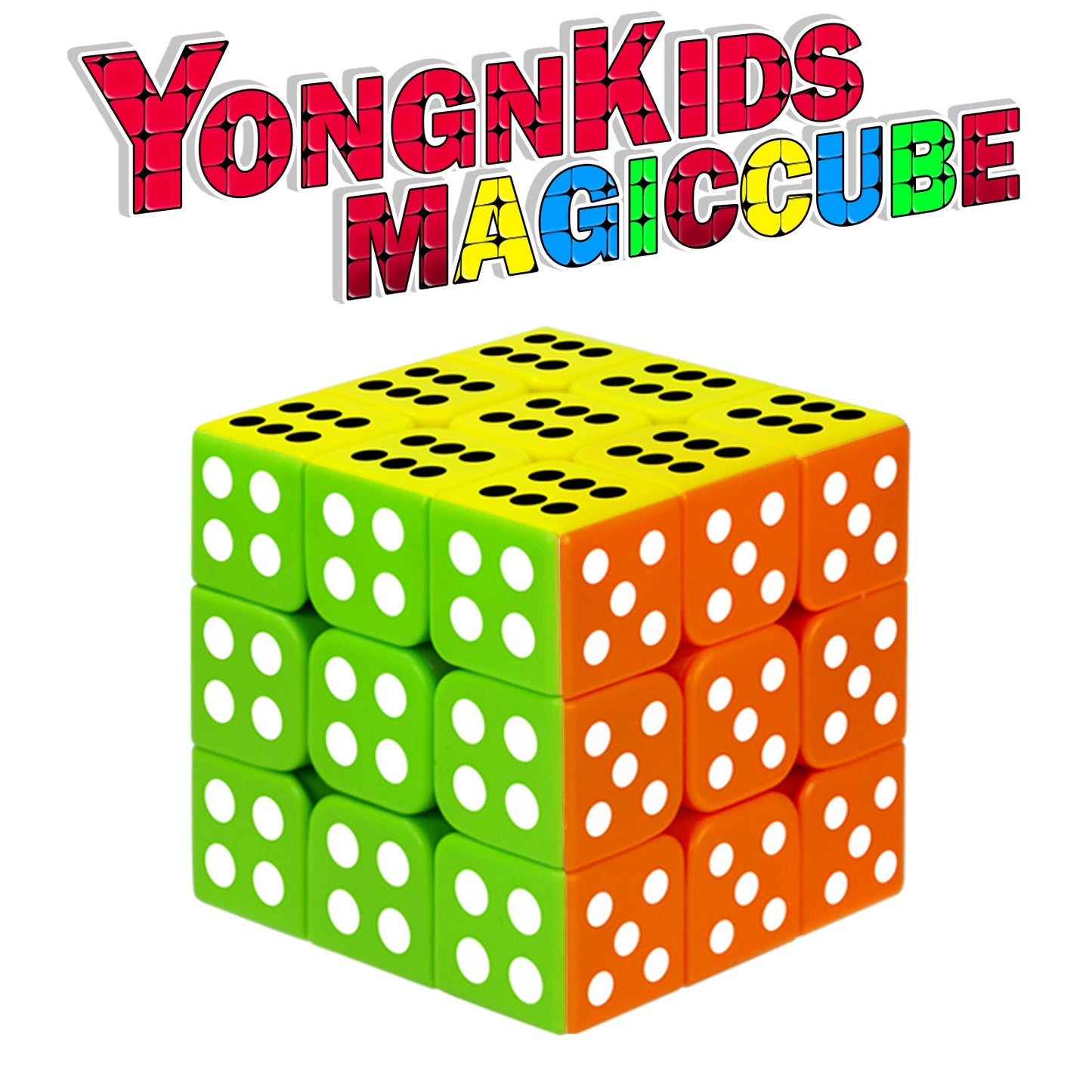3x3 Speed Cube, Surface Magic Cube, Original Sticker Magic Cube, A Funny Puzzle Game and a Brain Teasers