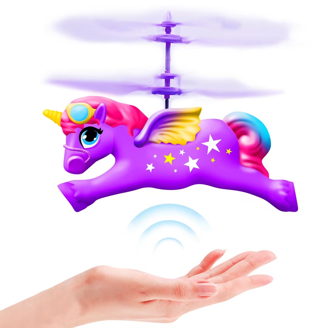 New Listing Hand Sensor Unicorn Kids Electric Radio Control Helicopter Toys
