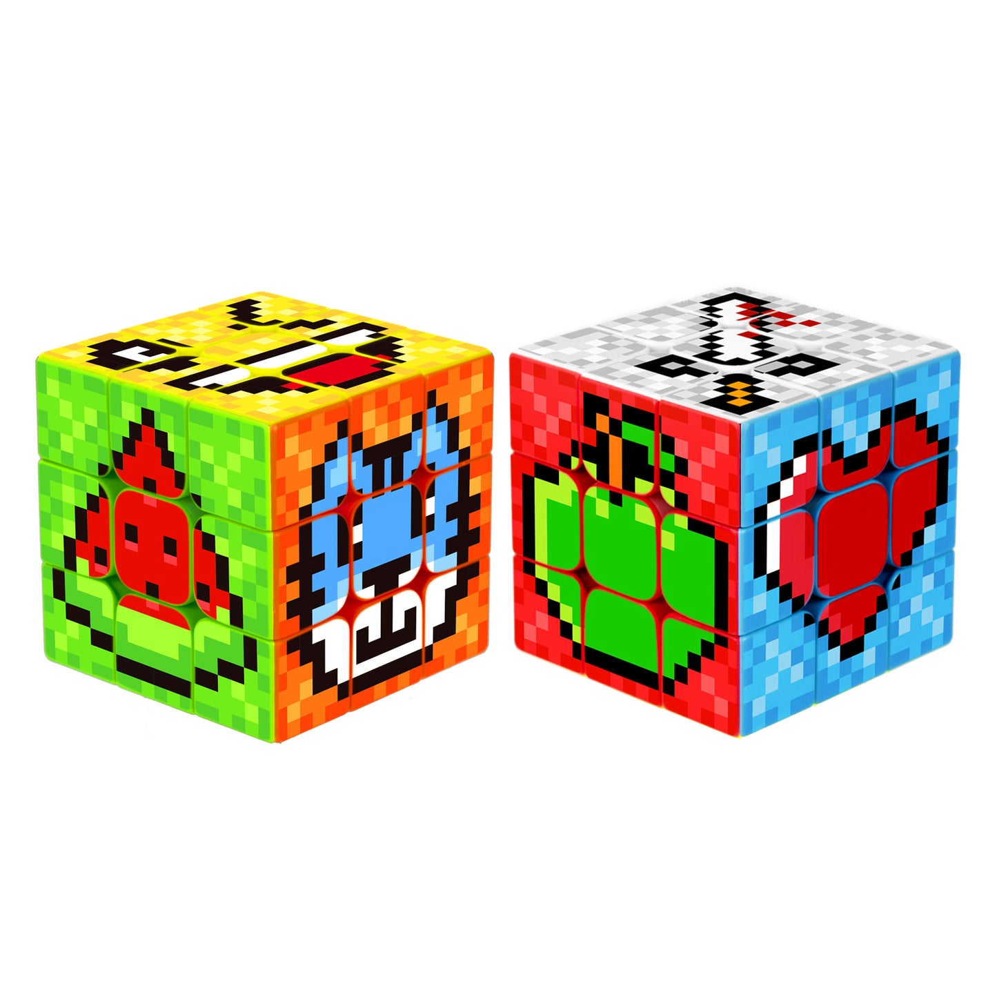 3x3 Speed Cube, Surface Magic Cube, Original Sticker Magic Cube, A Funny Puzzle Game and a Brain Teasers