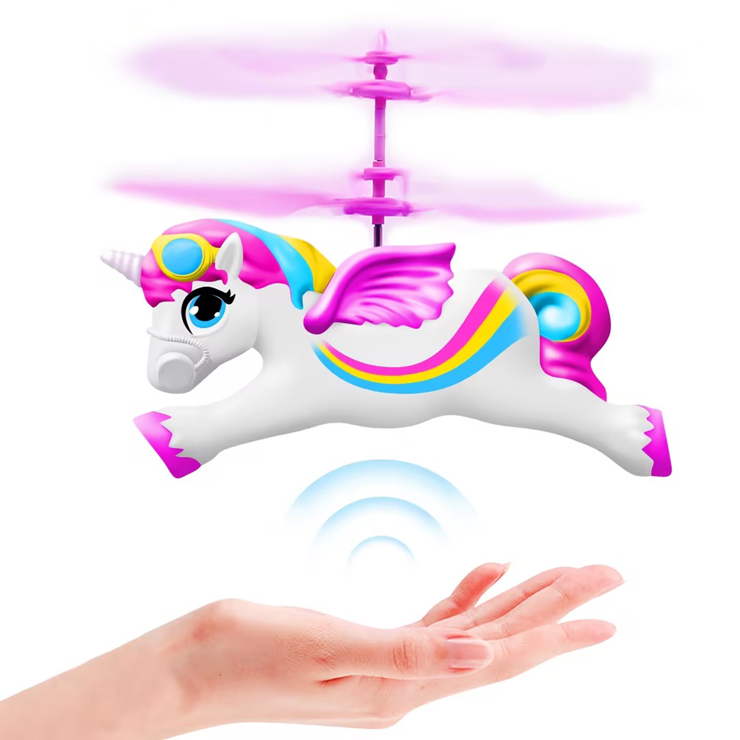 New Listing Hand Sensor Unicorn Kids Electric Radio Control Helicopter Toys
