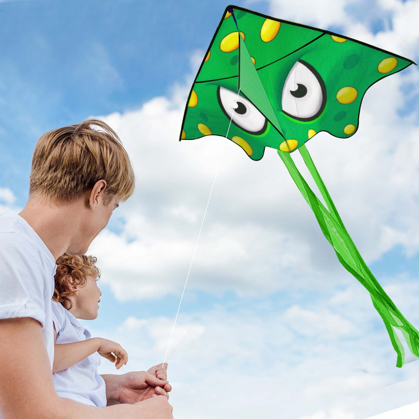 Kite for Kids Age 4-8 8-12, Large Kite for Boys Adults Easy to Fly & Assemble, Beach Kites with 328ft Kite String,Perfect for Beach Trip Park Family Activities Outdoor Games-Bat
