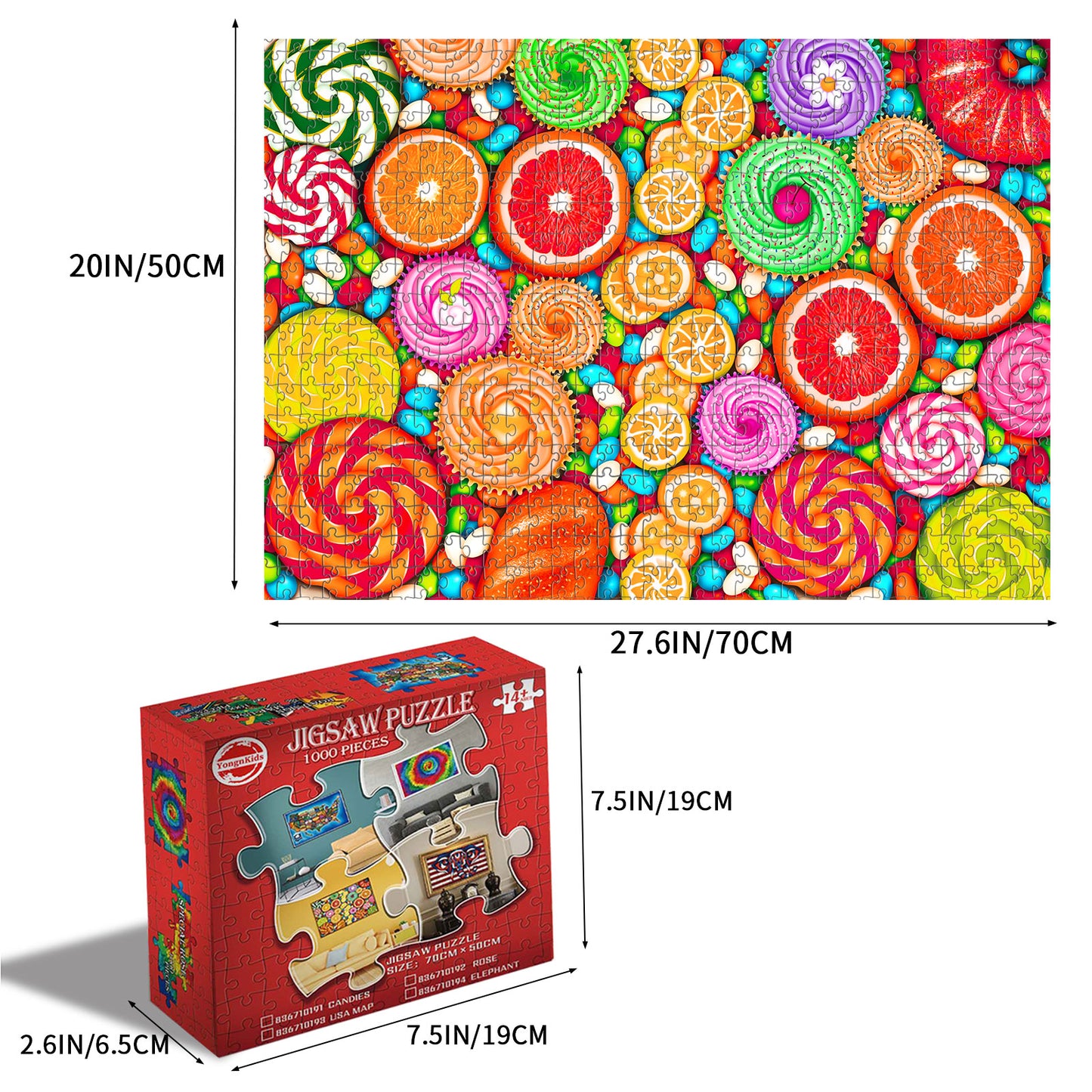 "Puzzles for Adults 1000 Piece, Jigsaw Puzzles 1000 Pieces for Adults Kids, Puzzle 1000 Pieces - Educational Toys & Challenging Family Activity Fun Games "