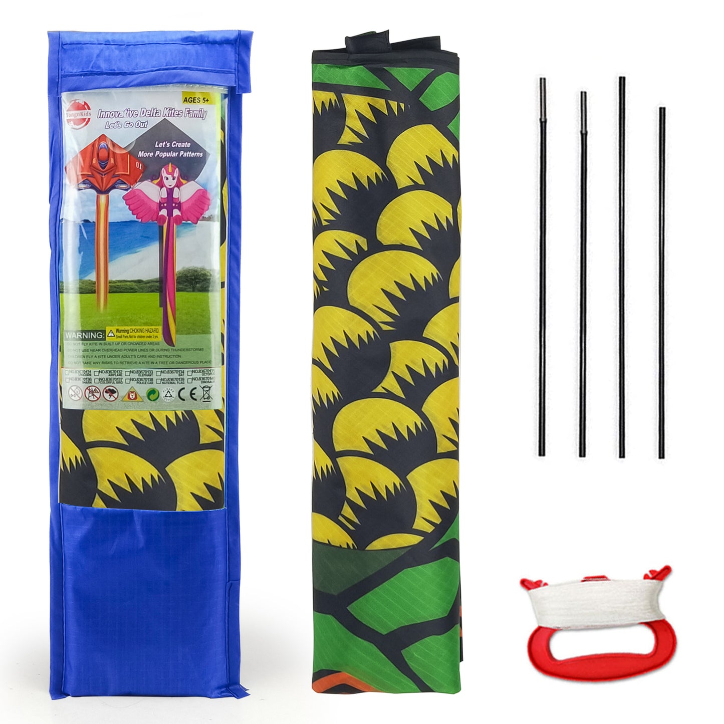 Kite for Kids Age 4-8 8-12, Large Kite for Boys Adults Easy to Fly & Assemble, Beach Kites with 328ft Kite String,Perfect for Beach Trip Park Family Activities Outdoor Games-Red Snake