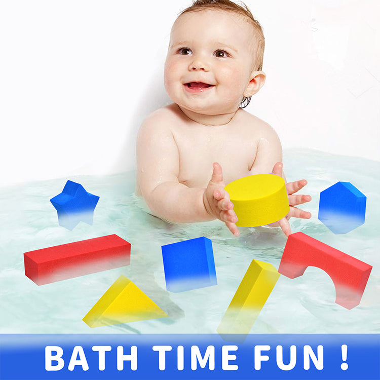 Foam Building Blocks for Kids Toddlers 134 Pcs Building Toys EVA Stackable Blocks for Bathtub Table,Perfect Educational STEM Gifts for Preschool Boys Girls 3-5 4-8 Years Old
