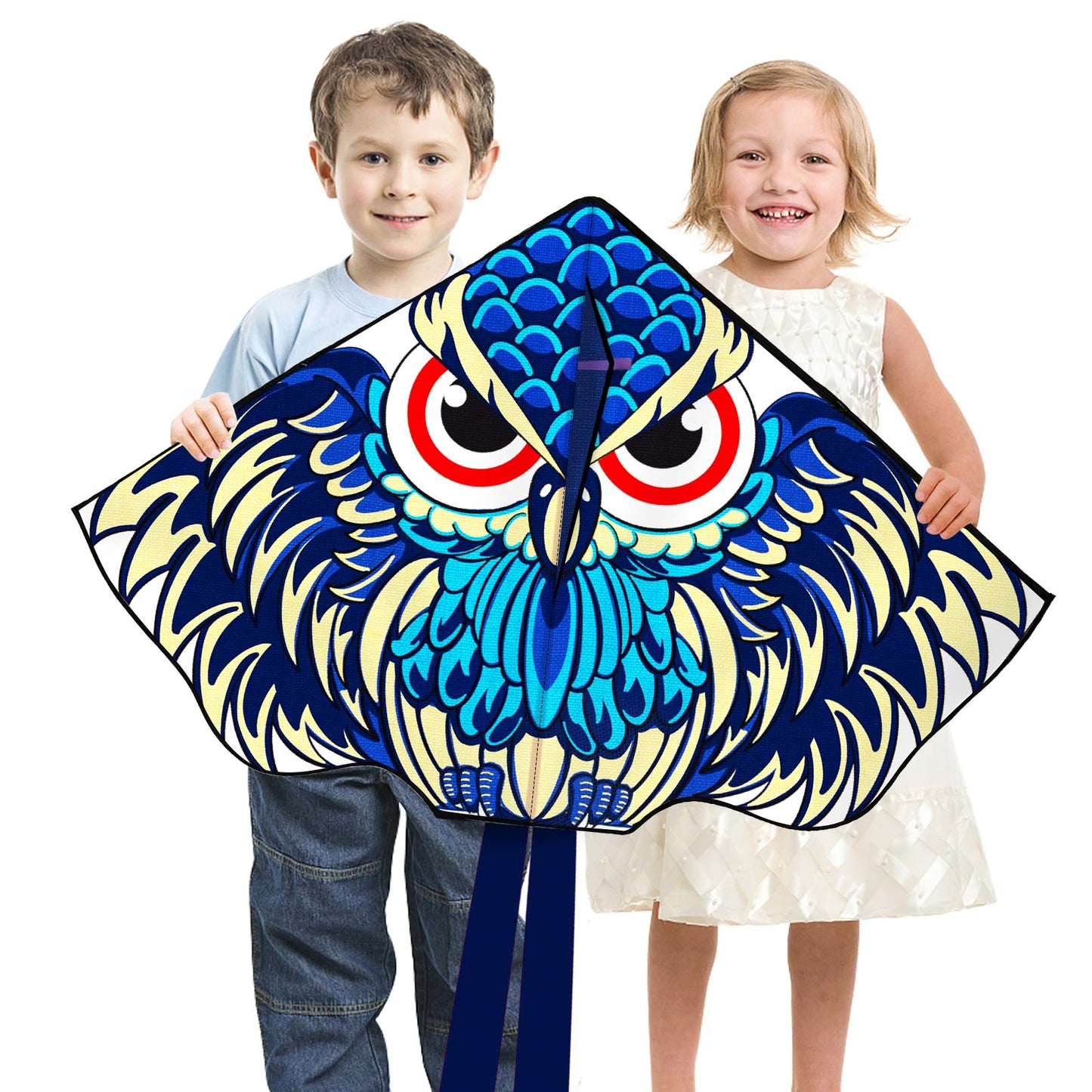 Kite for Kids Age 4-8 8-12, Large Kite for Boys Adults Easy to Fly & Assemble, Beach Kites with 328ft Kite String,Perfect for Beach Trip Park Family Activities Outdoor Games-Bat