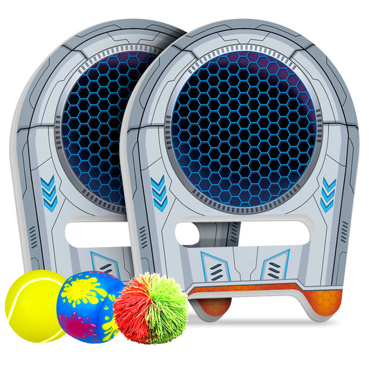 Children's fantasy sports racket Eco-friendly sponge waterproof lightweight software interactive EVA foam racket with 3 balls