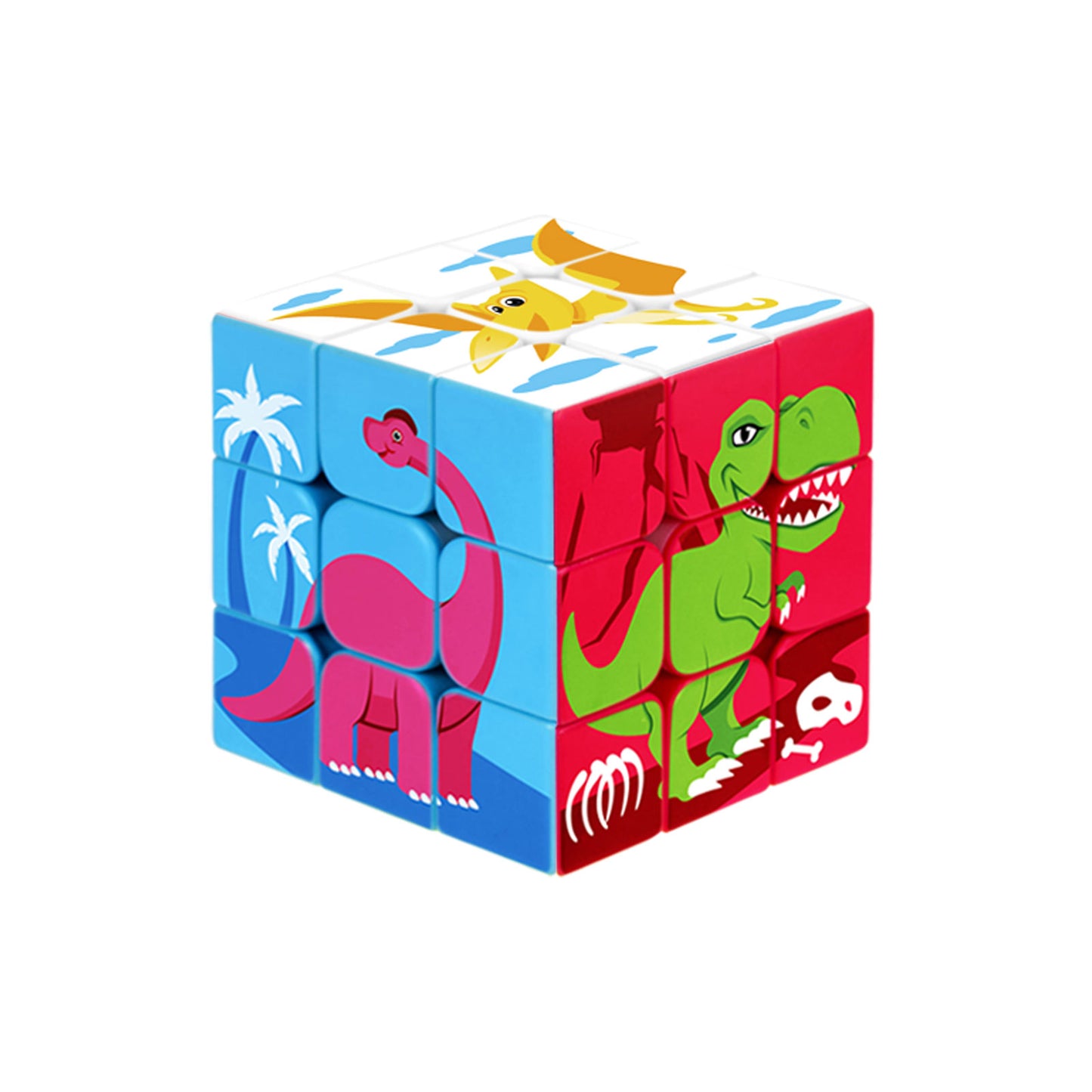 3x3 Speed Cube, Surface Magic Cube, Original Sticker Magic Cube, A Funny Puzzle Game and a Brain Teasers