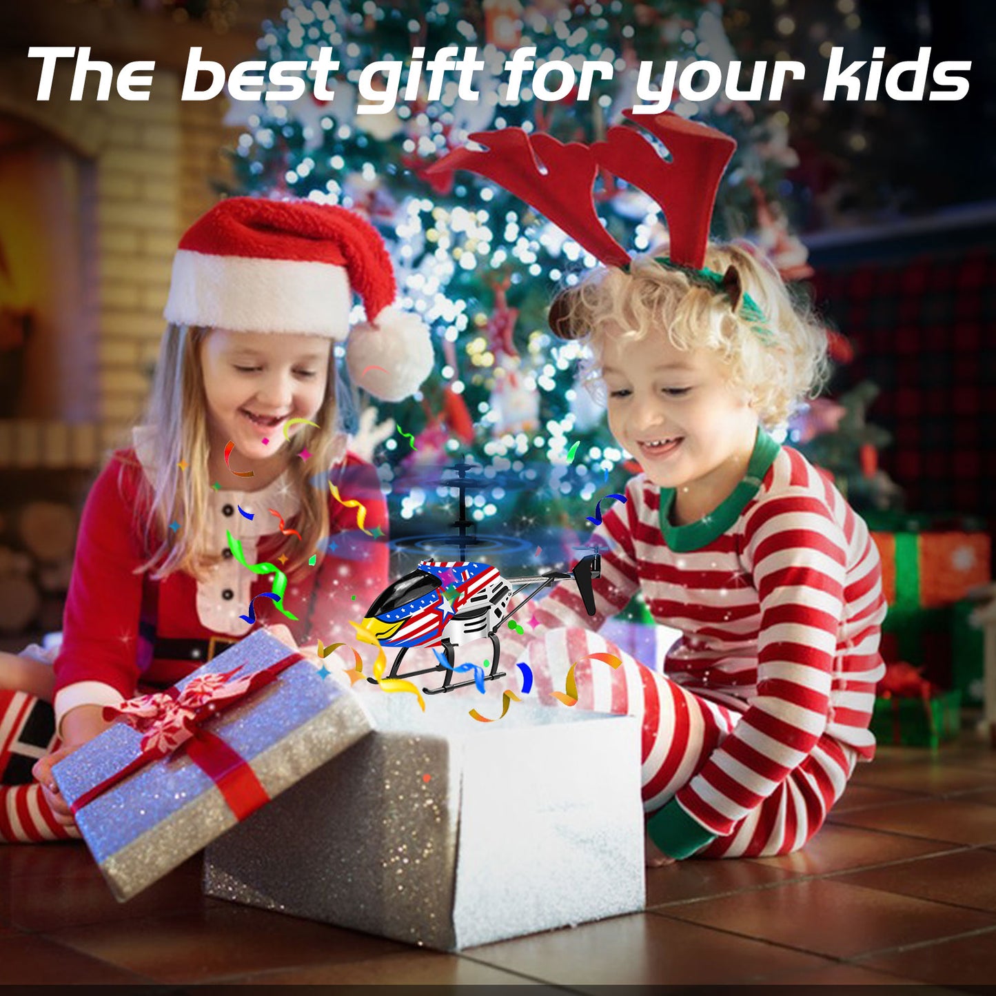 "YongnKids Remote Control Helicopter for Kids| Rc Helicopter Toys w/t LED Lights, 3.5 Channel, Gyro Stabilizer, Altitude Hold, 2.4GHz Helicopter Toys for Beginner Boys Girls Indoor- Eagle "