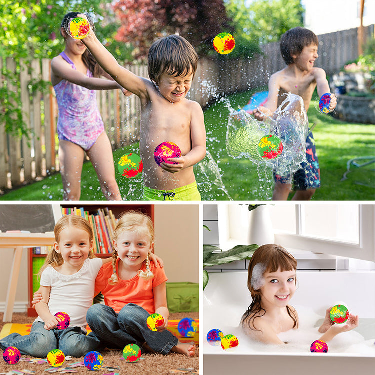 Reusable Water Balls, Reusable Water Balloons for Outdoor Toys and Games, Water Toys for Kids and Adults Boys and Girls - Summer Toys Ball for Pool and Backyard Fun