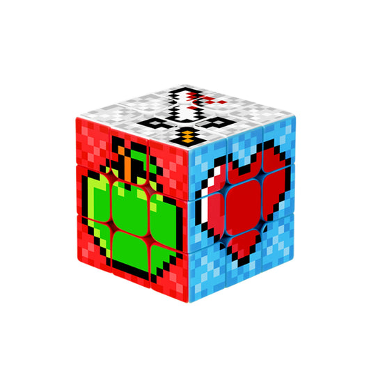 3x3 Speed Cube, Surface Magic Cube, Original Sticker Magic Cube, A Funny Puzzle Game and a Brain Teasers