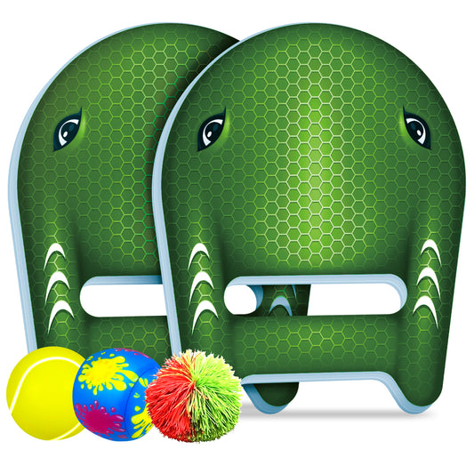 Children's fantasy sports racket Eco-friendly sponge waterproof lightweight software interactive EVA foam racket with 3 balls