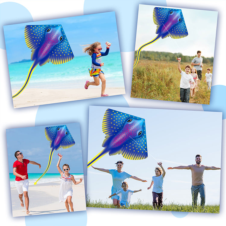 Kite for Kids Age 4-8 8-12, Large Kite for Boys Adults Easy to Fly & Assemble, Beach Kites with 328ft Kite String,Perfect for Beach Trip Park Family Activities Outdoor Games-Red Snake
