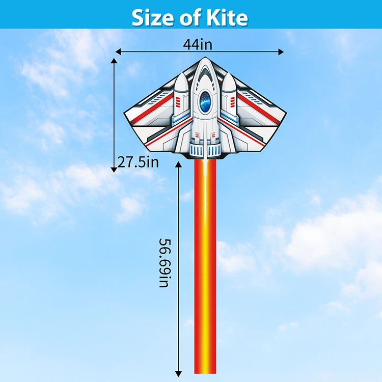Kite for Kids Age 4-8 8-12, Large Kite for Boys Adults Easy to Fly & Assemble, Beach Kites with 328ft Kite String,Perfect for Beach Trip Park Family Activities Outdoor Games-Red Snake