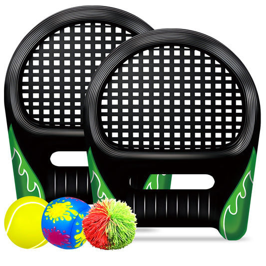 Children's fantasy sports racket Eco-friendly sponge waterproof lightweight software interactive EVA foam racket with 3 balls
