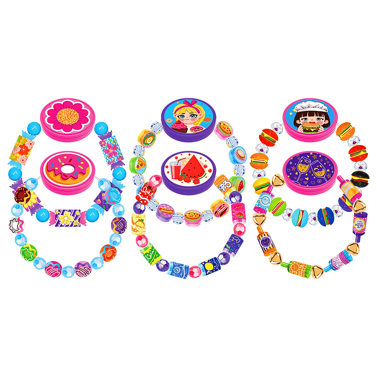 Bracelet Jewellery Making Kits for Girls, Beads DIY Arts and Crafts for Kids, Friendship Bracelets Necklace Making Kit Birthday Gifts for Child Teenagers 5-14 Years Old