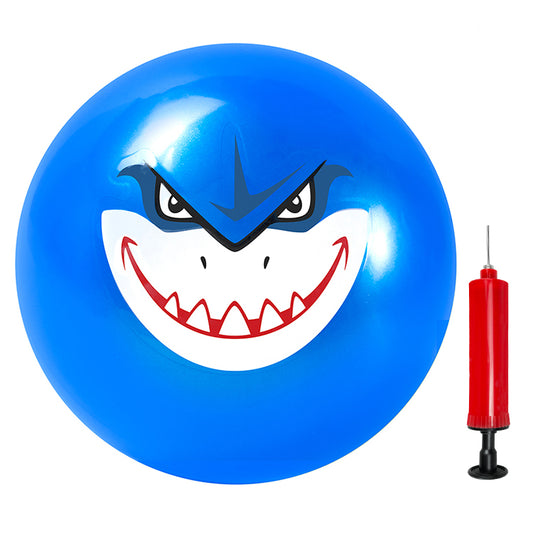 Balls for Toddlers, 9" Inflatable Bouncy Balls for Kids Soft Sensory Balls with Pump for Indoor Outdoor Beach Playground Backyard Pool Games