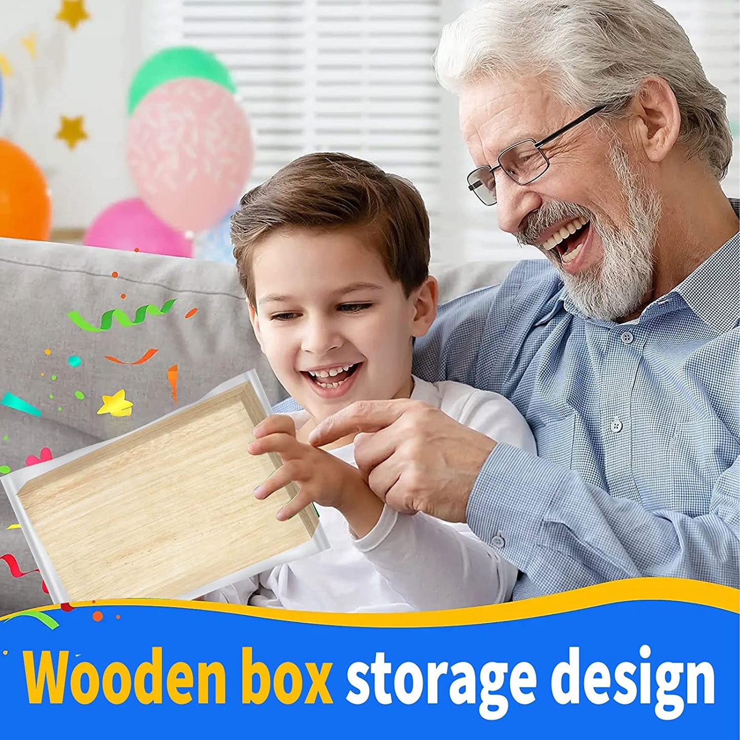 Wooden Puzzles for Toddlers 1-3, Wooden Teaching Clock | 2 in 1 Toddler Puzzles Stacking Toys for Infant Boys Girls Early Learning, Montessori Toys for 1 2 3 Year Old (Dinosaur+Animals Stacking Toys)