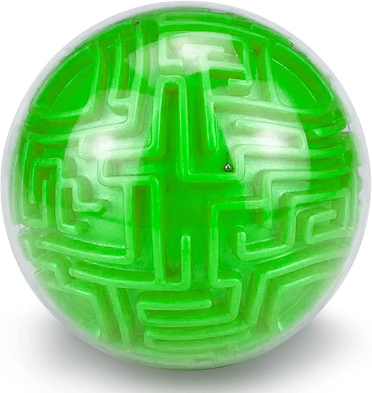 "Maze 3D Memory Sequential Maze Ball Puzzle Toy Gifts for Kids Adults - Challenges Game Lover Tiny Balls Brain Teasers Game (Green) "