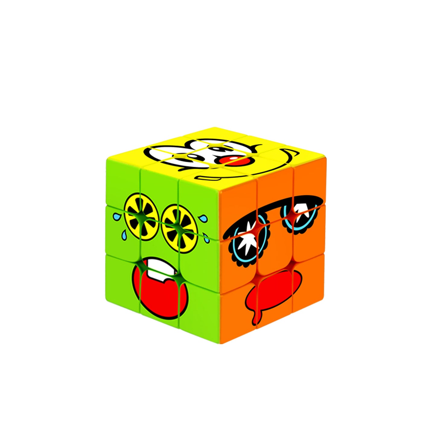 3x3 Speed Cube, Surface Magic Cube, Original Sticker Magic Cube, A Funny Puzzle Game and a Brain Teasers
