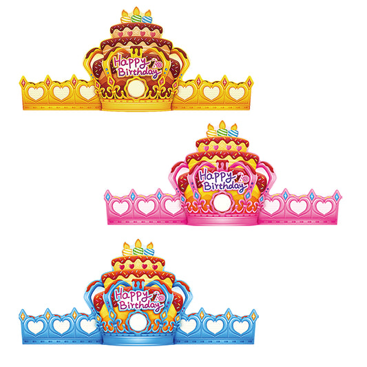 Happy Birthday Crowns for Kids Paper Birthday Hat Crowns for Classroom Birthday Gifts Kids' Party